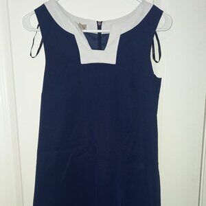 Kim Rogers Size 6p Sleeveless Navy Blue Dress